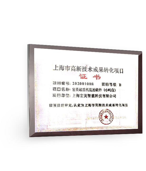 上海市高新技術成果轉(zhuǎn)化項目